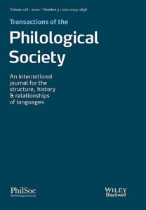 Transactions of the Philological Society